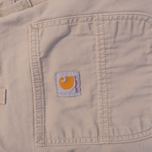 Carhartt cargo pants size size 36x33 tan men's work pants - Picture 2 of 6